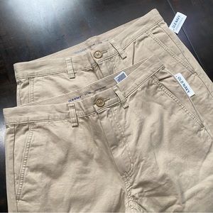 2-Piece Bundle Men Lived-In Chino Khaki Pants Size 30X30